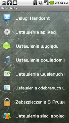 Handcent SMS Polish Language Pack android App screenshot 0